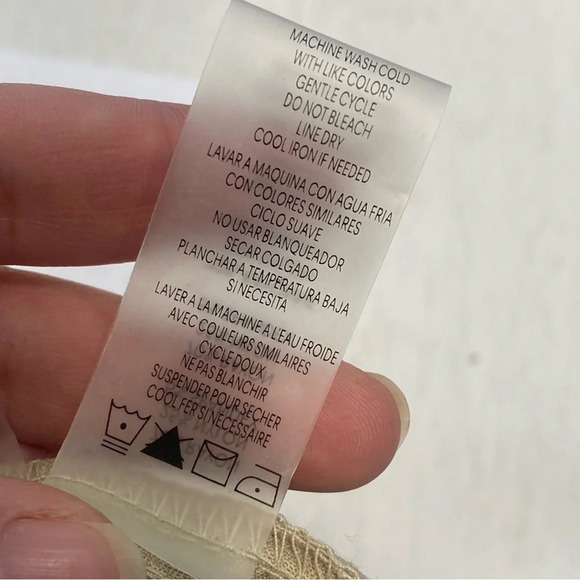 Calvin Klein ankle taper trouser pants cream women’s 20? - Picture 5 of 8